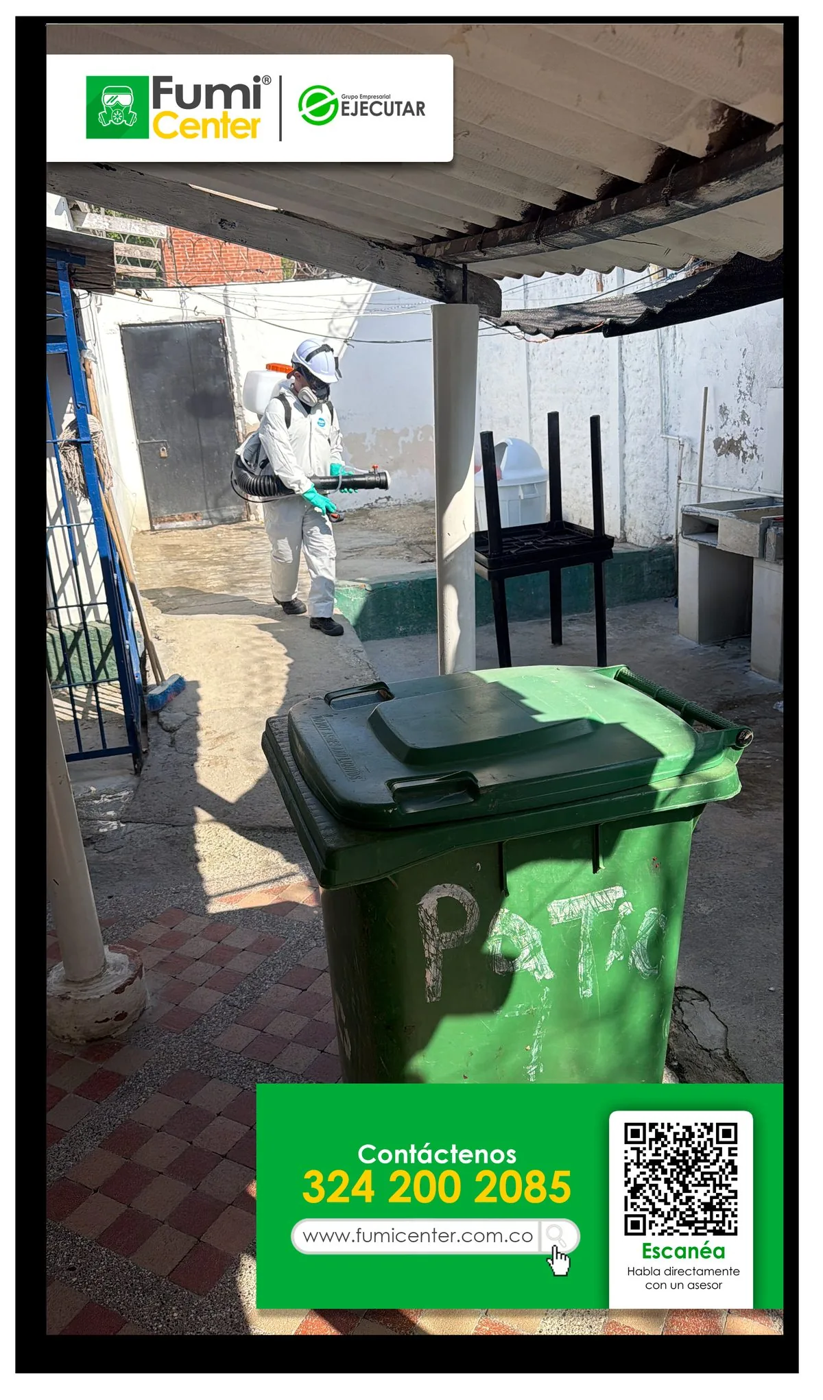 Servicio de control de plagas de FumiCenter en Santa Marta