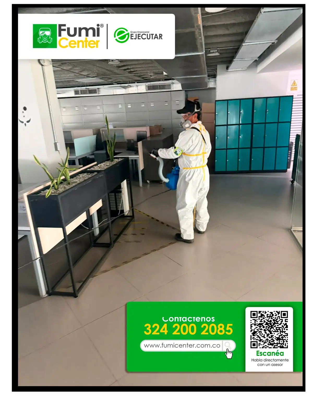 Desinfección de superficies y ambientes en Santa Marta — FumiCenter
