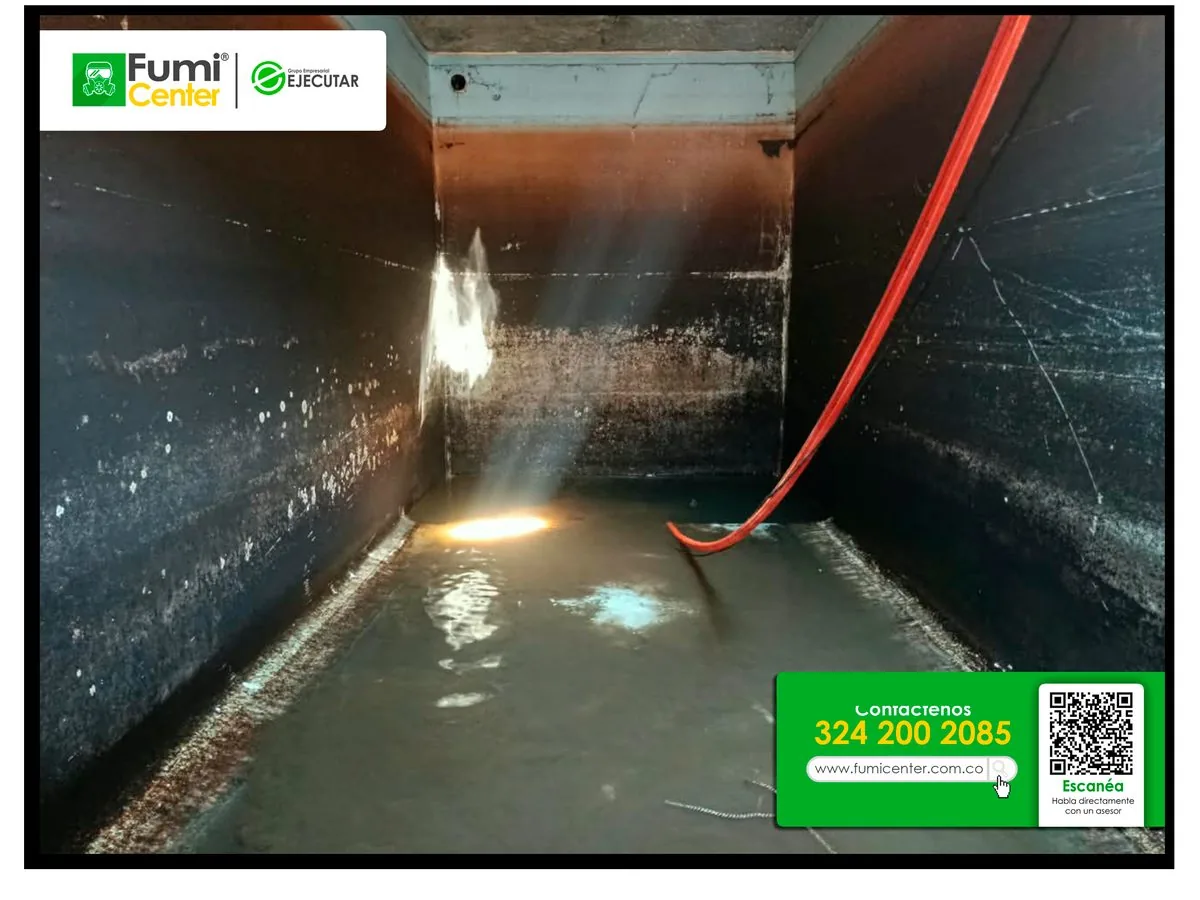 Lavado y desinfección de tanques de agua en Santa Marta — FumiCenter