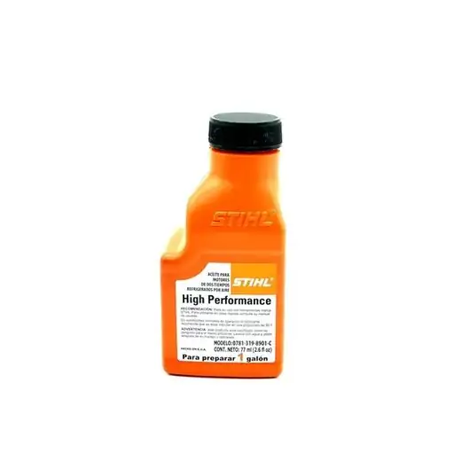 Aceite Stihl HP para motores de 2 tiempos 2,6 oz (77 mL) — Equipos, trampas y protección · FumiCenter Santa Marta