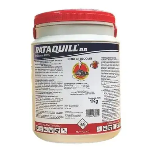 Bloque Rataquill Tarrina 1 kg — Control de roedores · FumiCenter Santa Marta