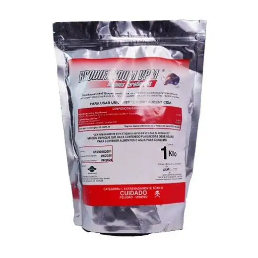 Brodifacoum VPM Pellets 1 kg — Control de roedores · FumiCenter Santa Marta