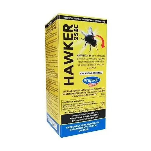 Hawker 25 EC 50 ml — Insecticidas · FumiCenter Santa Marta