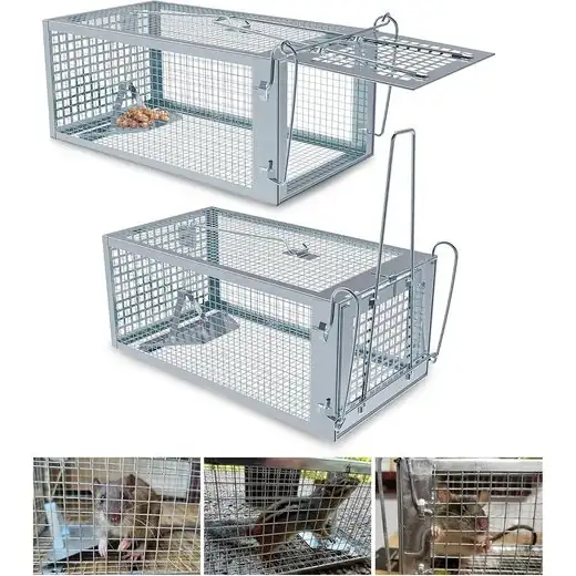 Trampa Jaula de Captura Viva para Roedores x 2 — Equipos, trampas y protección · FumiCenter Santa Marta